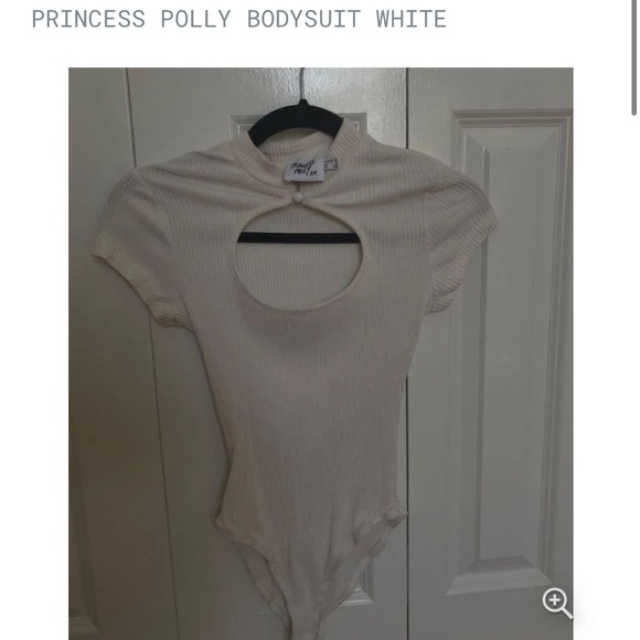 Rare Princess Polly white bodysuit - Picture 1 of 1